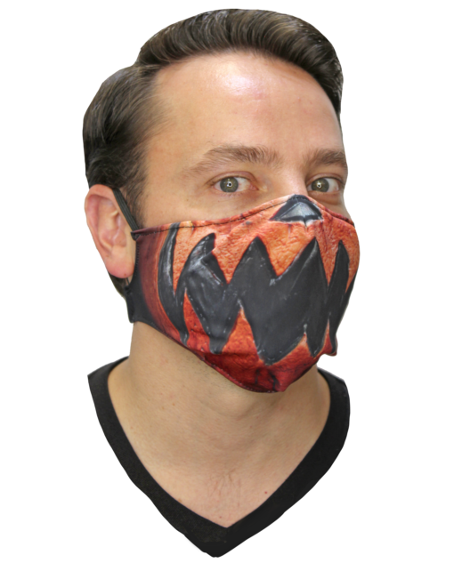 Cloth Mask Jack O'Lantern