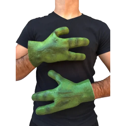 Manos de alien verdes