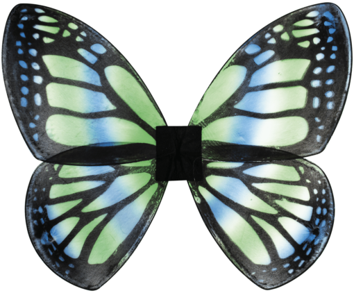 Alas mariposa verde
