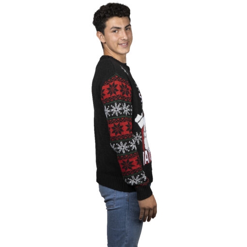 Uggly sweater santa clause feliz