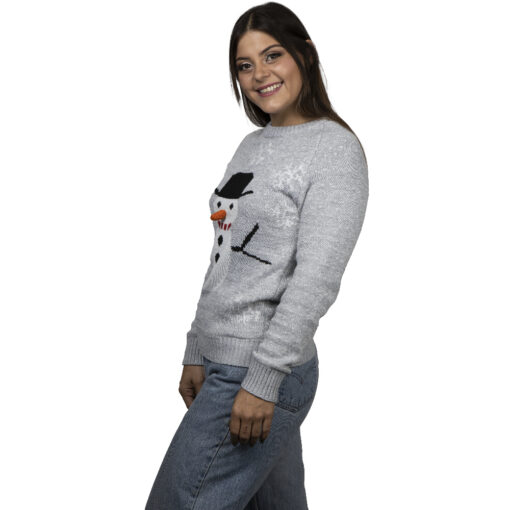 Ugly Sweater Muñeco de Nieve para Mujer