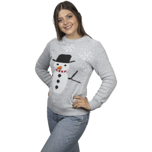 Ugly Sweater Muñeco de Nieve para Mujer