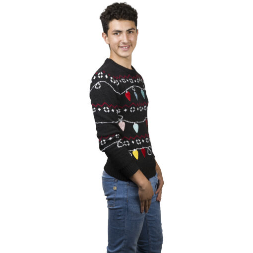 Ugly Sweater Focos Navideños para Hombre