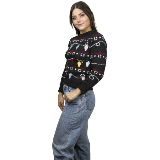 Ugly Sweater Focos Navideños para Mujer