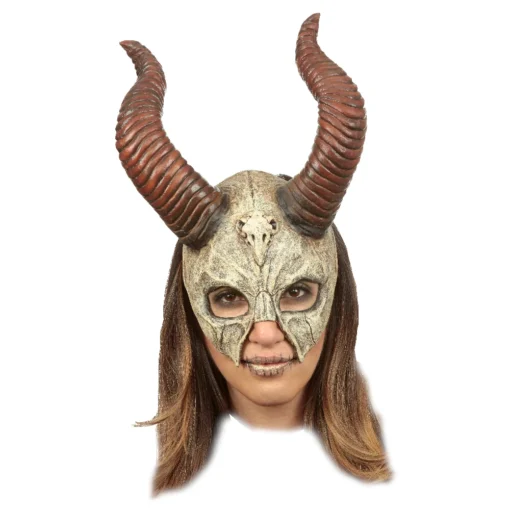 Antifaz de Mythical horned skull