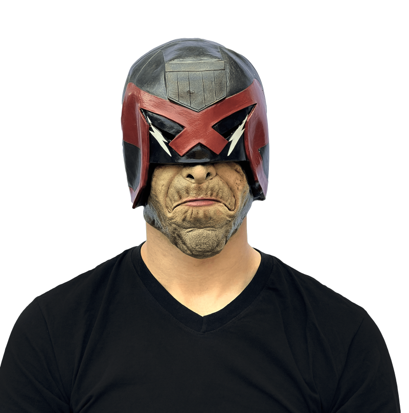 MÁSCARA LÁTEX JUEZ DREDD