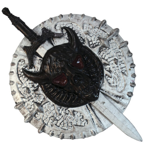 Escudo medieval con espada