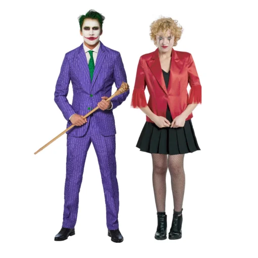 Kit Disfraz Joker y Harley Quinn